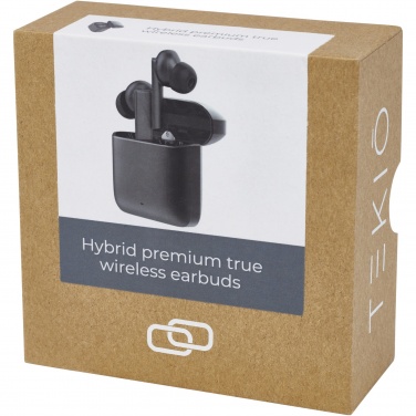 Logo trade corporate gifts image of: Hybrid premium True Wireless earbuds