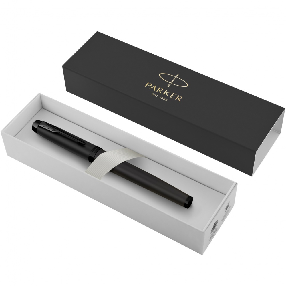 Logo trade corporate gifts image of: Parker IM achromatic rollerball pen
