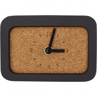Logo trade promotional item photo of: Momento wireless limestone charging desk clock