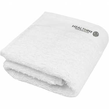 Logo trade corporate gift photo of: Chloe 550 g/m² cotton towel 30x50 cm