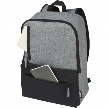 Logotrade advertising products photo of: Reclaim 15" GRS recycled two-tone laptop backpack 14L