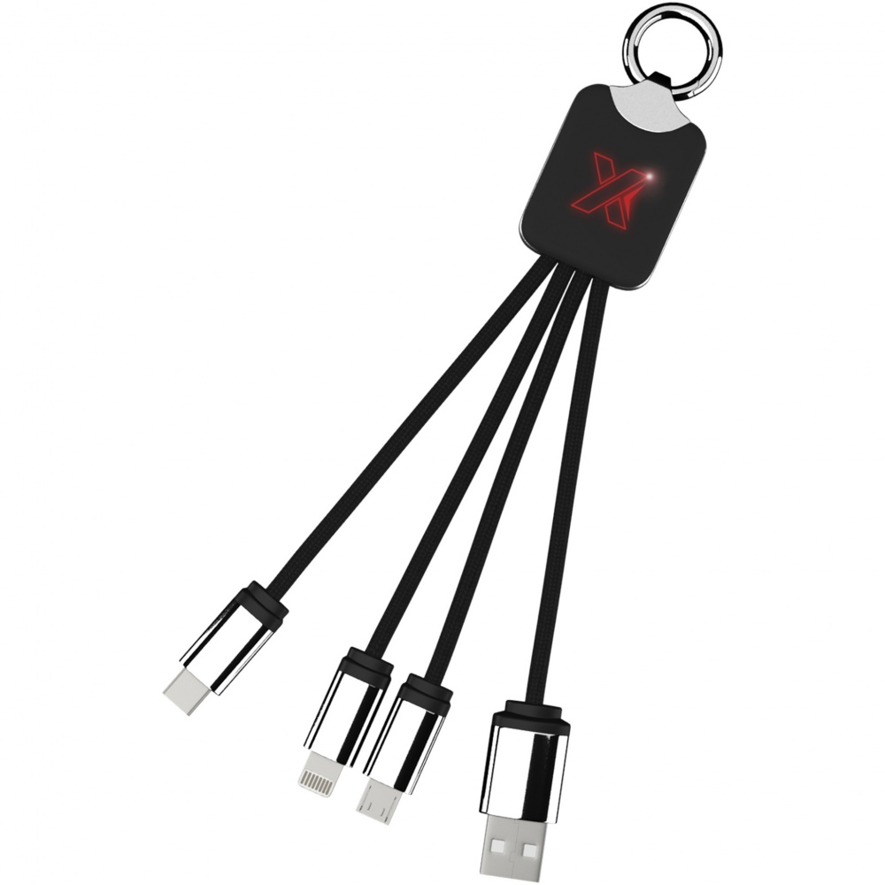Logotrade promotional gift picture of: SCX.design C15 quatro light-up cable