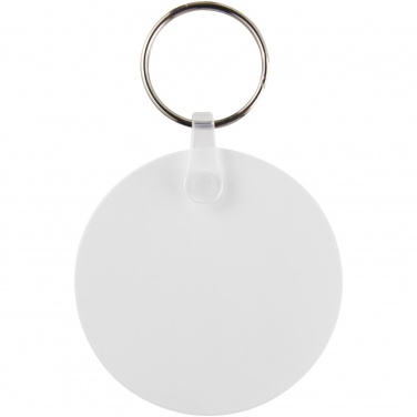 Logo trade promotional merchandise image of: Tait circle-shaped recycled keychain