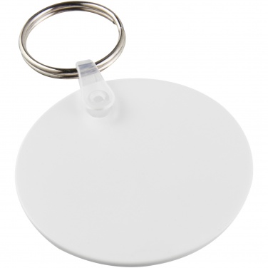 Logotrade promotional product picture of: Tait circle-shaped recycled keychain