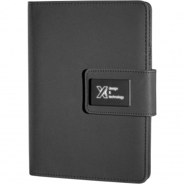Logotrade promotional gifts photo of: SCX.design O16 A5 light-up notebook power bank