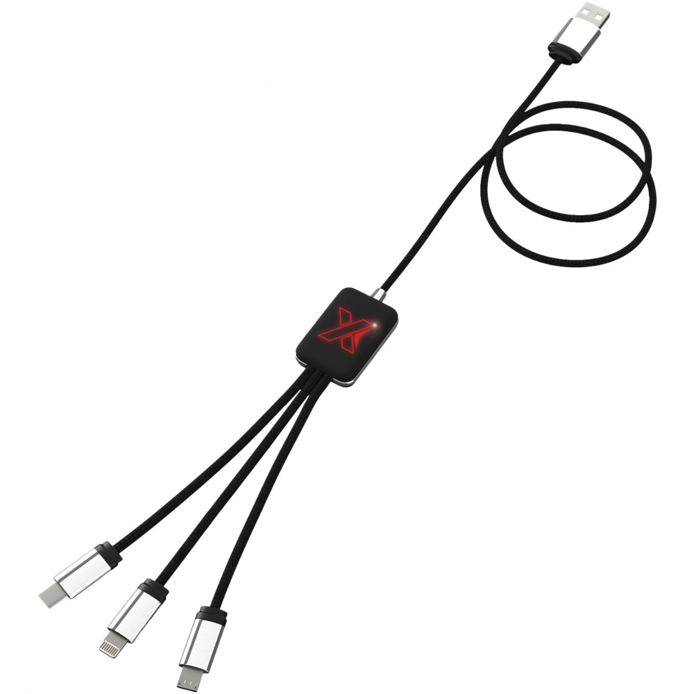 Logotrade promotional item picture of: SCX.design C17 easy to use light-up cable