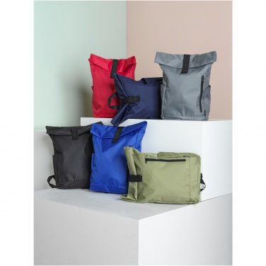 Logotrade corporate gift image of: Byron 15.6" GRS RPET roll-top backpack 18L