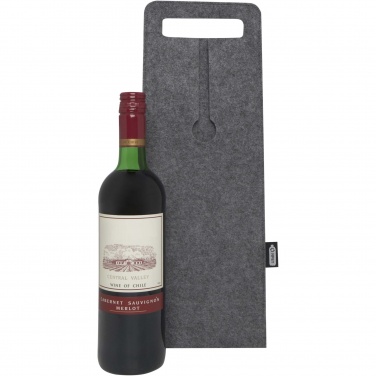 Logo trade advertising products image of: Felta 75 cl GRS recycled felt wine bag