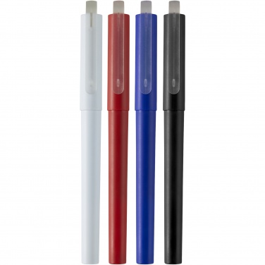 Logo trade promotional merchandise picture of: Mauna recycled PET gel rollerball pen