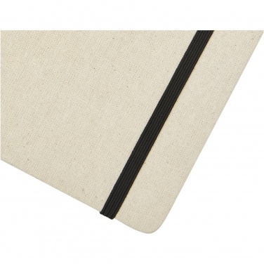 Logo trade promotional items image of: Tutico organic cotton hardcover notebook