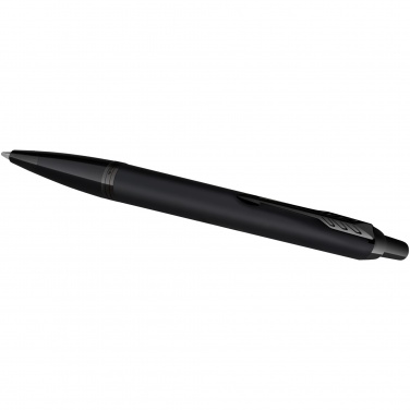 Logotrade corporate gift picture of: Parker IM achromatic ballpoint and rollerball pen set with gift box