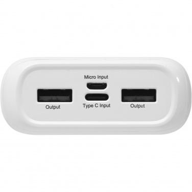 Logo trade advertising products picture of: Electro 20.000 mAh recycled plastic power bank 