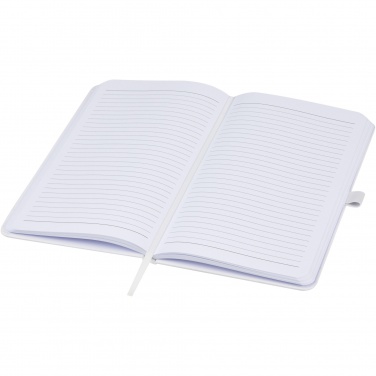 Logo trade promotional merchandise image of: Fabianna crush paper hard cover notebook
