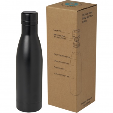 Logo trade advertising products image of: Vasa 500 ml RCS certified recycled stainless steel copper vacuum insulated bottle