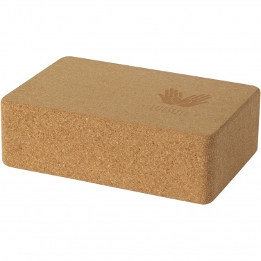 Logotrade advertising product image of: Trikona cork yoga brick