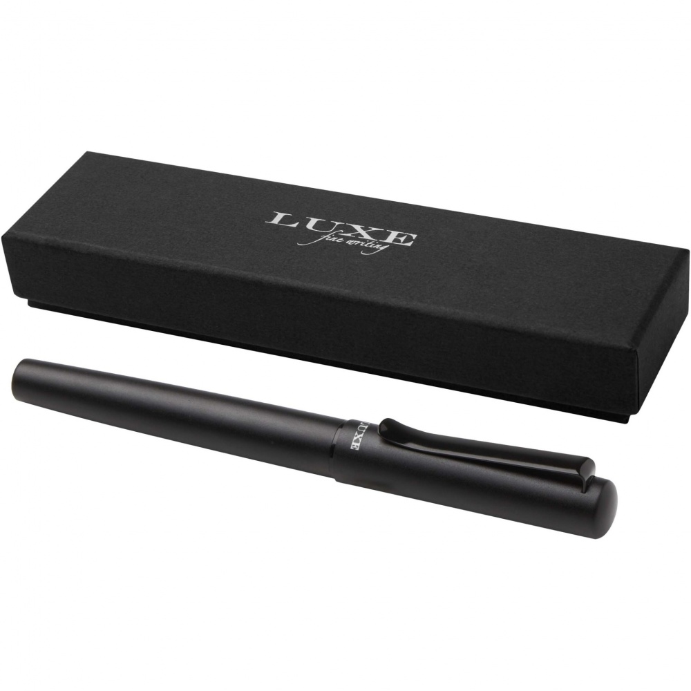 Logo trade business gift photo of: Lucetta recycled aluminium fountain pen