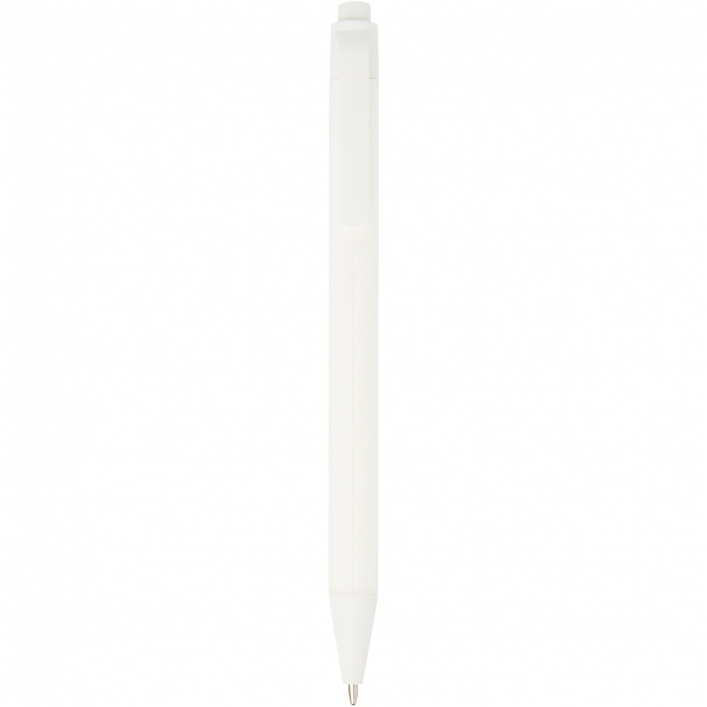 Logo trade corporate gifts image of: Chartik monochromatic recycled paper ballpoint pen with matte finish