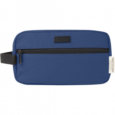 Logo trade corporate gift photo of: Joey GRS recycled canvas travel accessory pouch bag 3.5L