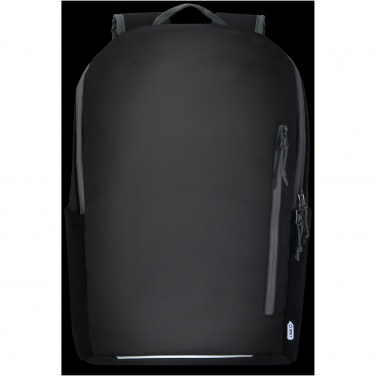 Logo trade advertising products picture of: Aqua 15" GRS recycled water resistant laptop backpack 21L