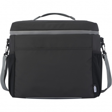 Logo trade promotional merchandise image of: Aqua 20-can GRS recycled water resistant cooler bag 22L