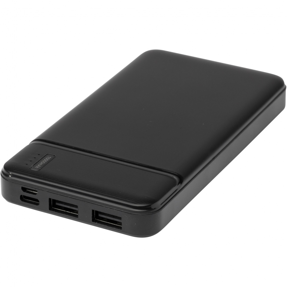Logo trade promotional gifts image of: Loop 10.000 mAh recycled plastic power bank 