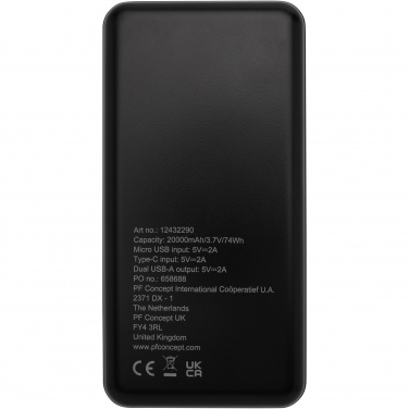 Logotrade promotional products photo of: Loop 20.000 mAh recycled plastic power bank 