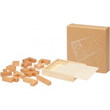 Logotrade promotional item picture of: Bark wooden puzzle