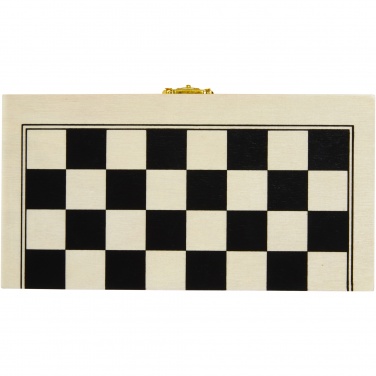 Logo trade promotional giveaways image of: Mugo 3-in-1 wooden game set