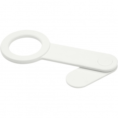 Logo trade promotional merchandise image of: Hook recycled plastic desktop phone holder