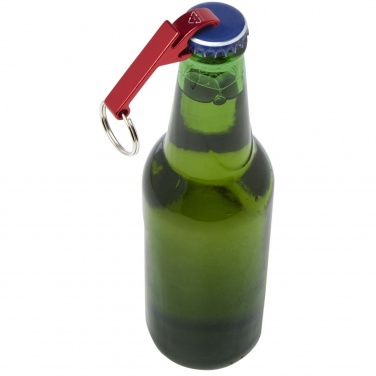 Logotrade corporate gifts photo of: Tao RCS recycled aluminium bottle and can opener with keychain 