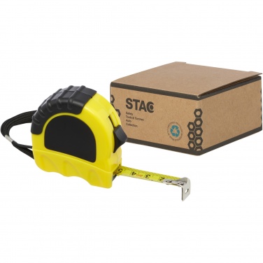 Logo trade promotional giveaway photo of: Rule 3-metre RCS recycled plastic measuring tape