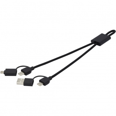 Logotrade promotional giveaway image of: Connect 6-in-1 RCS recycled aluminium 45W quick charge & data transfer cable