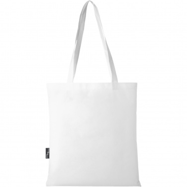 Logo trade corporate gifts picture of: Zeus GRS recycled non-woven convention tote bag 6L