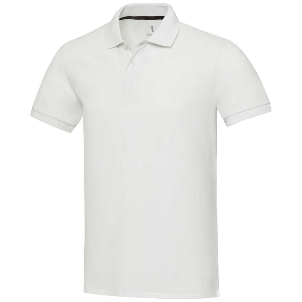 Logo trade promotional items image of: Emerald short sleeve unisex Aware™ recycled polo