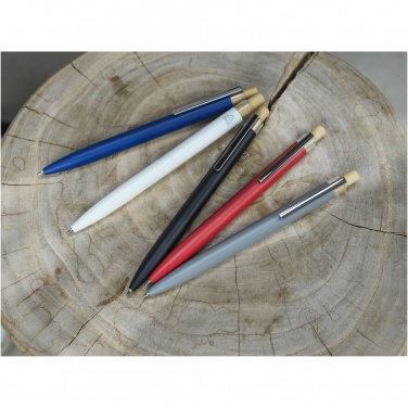 Logotrade promotional item image of: Nooshin recycled aluminium ballpoint pen  (blue ink)