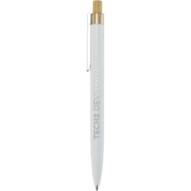 Logo trade corporate gift photo of: Nooshin recycled aluminium ballpoint pen (black ink)