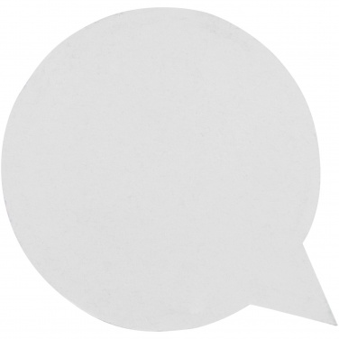 Logotrade promotional merchandise image of: Sticky-Mate® speech bubble-shaped recycled sticky notes
