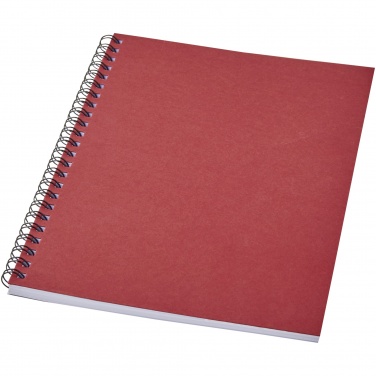 Logo trade promotional items image of: Desk-Mate® A5 colour spiral notebook