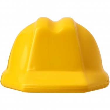 Logo trade promotional merchandise photo of: Kolt hard hat-shaped recycled keychain