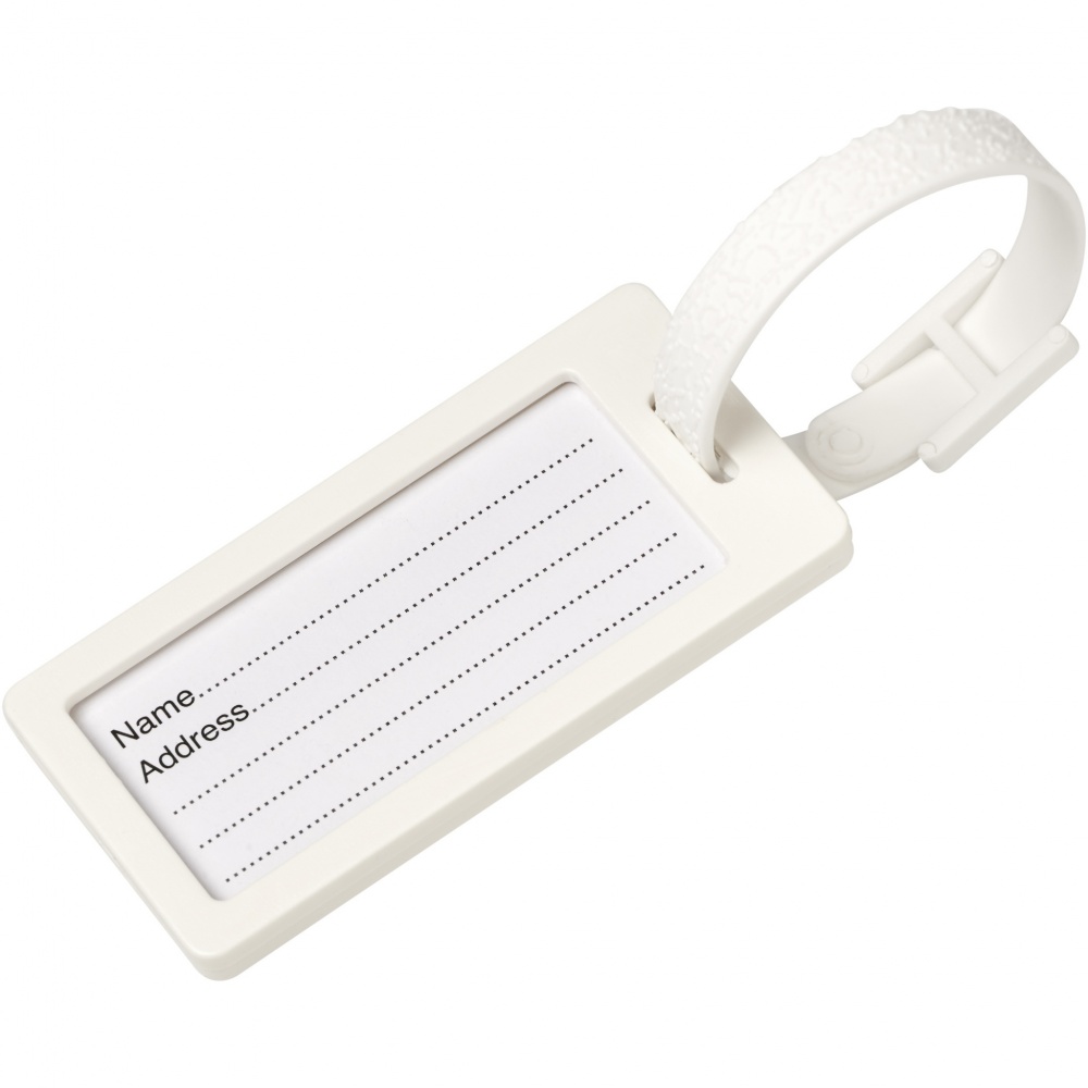 Logotrade promotional giveaway picture of: River recycled window luggage tag