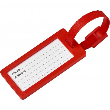 Logo trade promotional product photo of: River recycled window luggage tag