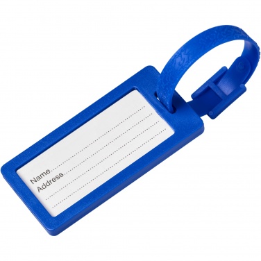 Logo trade promotional merchandise image of: River recycled window luggage tag