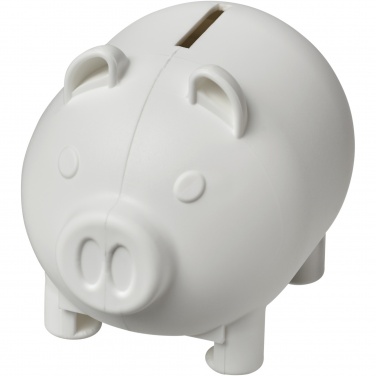 Logo trade business gift photo of: Oink recycled plastic piggy bank