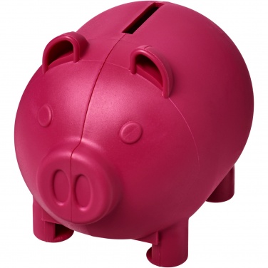 Logo trade corporate gift photo of: Oink recycled plastic piggy bank