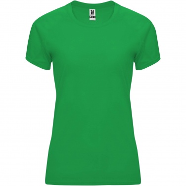 Logo trade advertising products image of: Bahrain short sleeve women's sports t-shirt