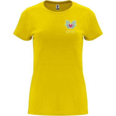 Logotrade promotional product picture of: Capri short sleeve women's t-shirt
