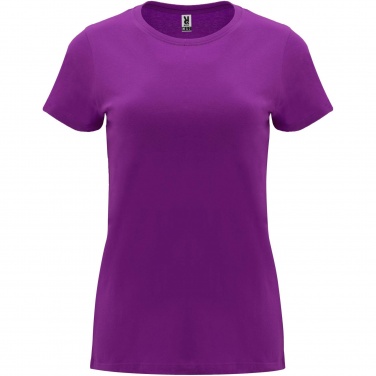 Logo trade business gifts image of: Capri short sleeve women's t-shirt