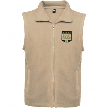 Logo trade promotional gifts image of: Bellagio unisex fleece bodywarmer