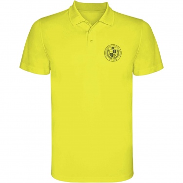 Logo trade corporate gifts picture of: Monzha short sleeve men's sports polo