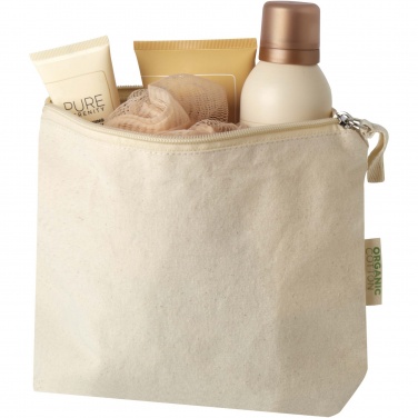 Logotrade promotional giveaway image of: Orissa 180 g/m² organic toiletry bag 1L